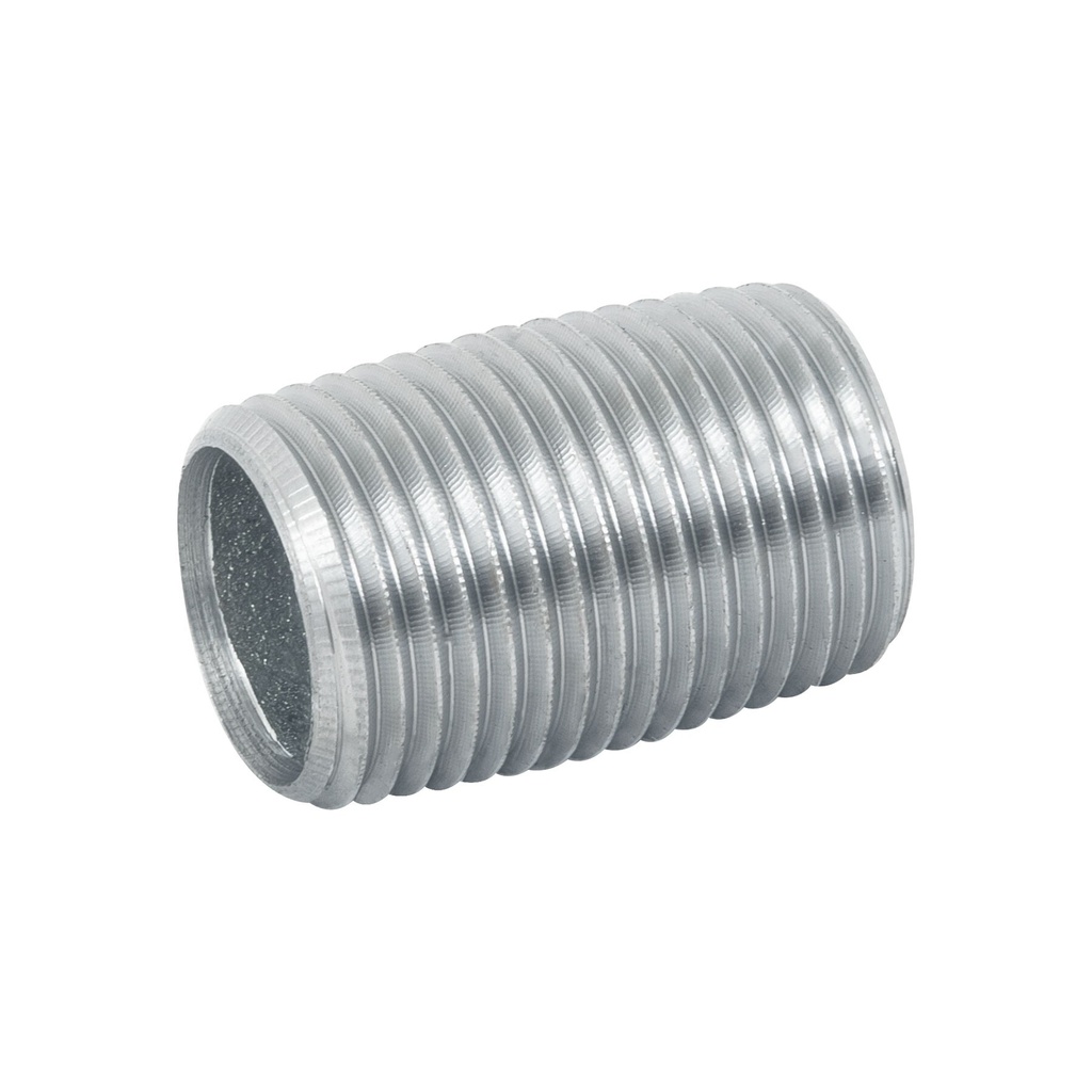 Niple de acero galvanizado 1/2' cuerda corrida, FOSET