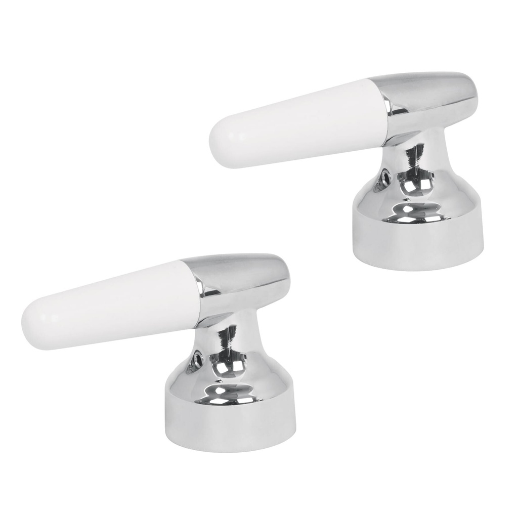 Juego de manerales cono p/lavabo-fregadero, cromo, BASIC