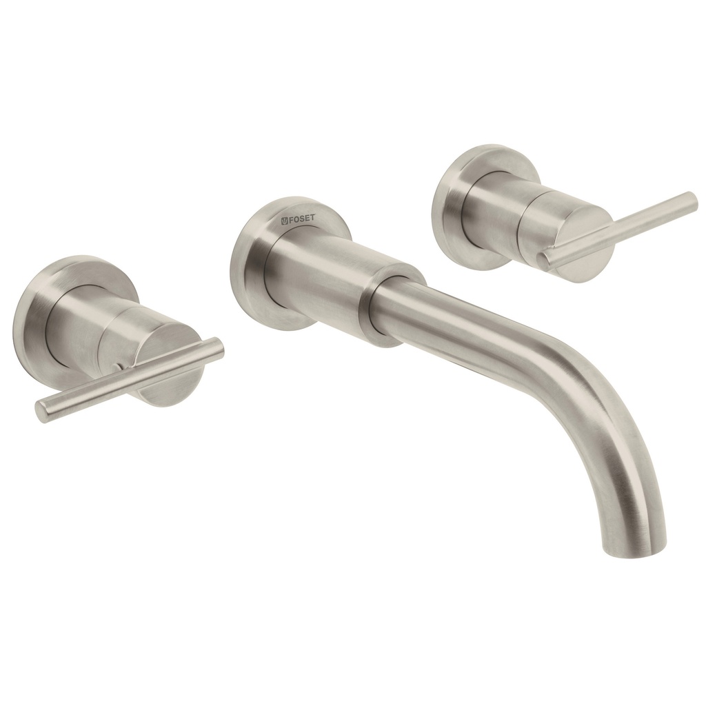 Mezcladora satín de pared para lavabo, FOSET ELEMENT