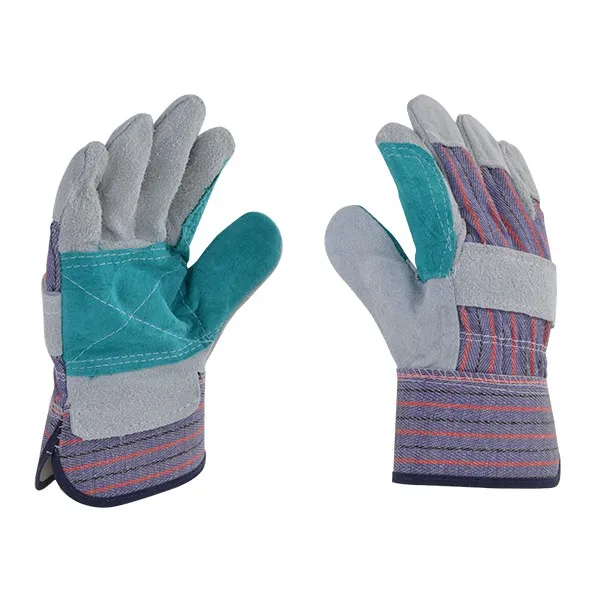 [99-602] Guante De Carnaza Reforzado Con Diseño America