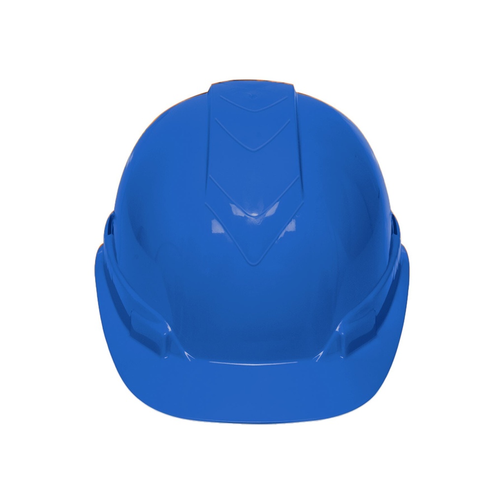 Casco de seguridad, ajuste de matraca, azul, TRUPER