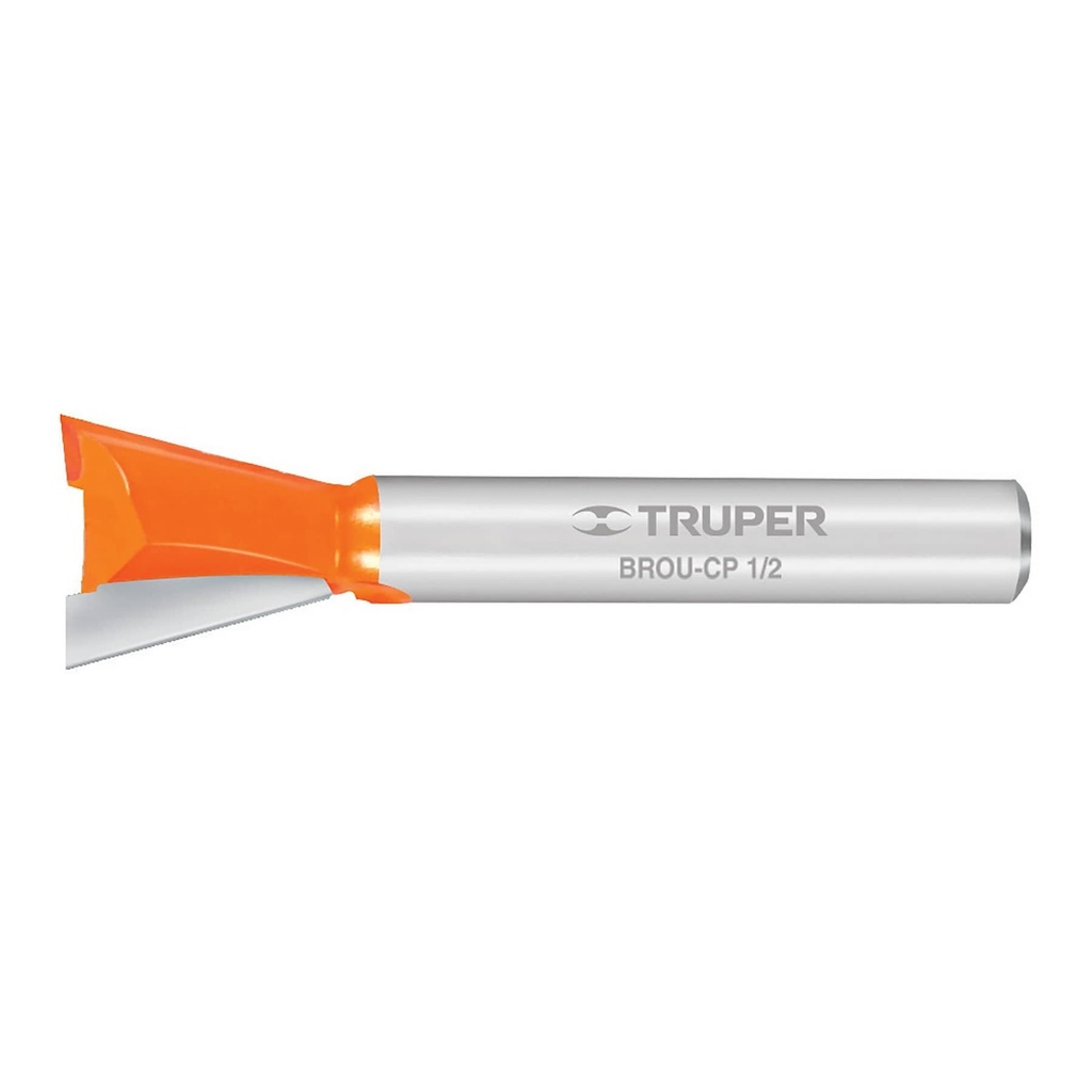 Broca para router, cola de pato, 1/2', TRUPER
