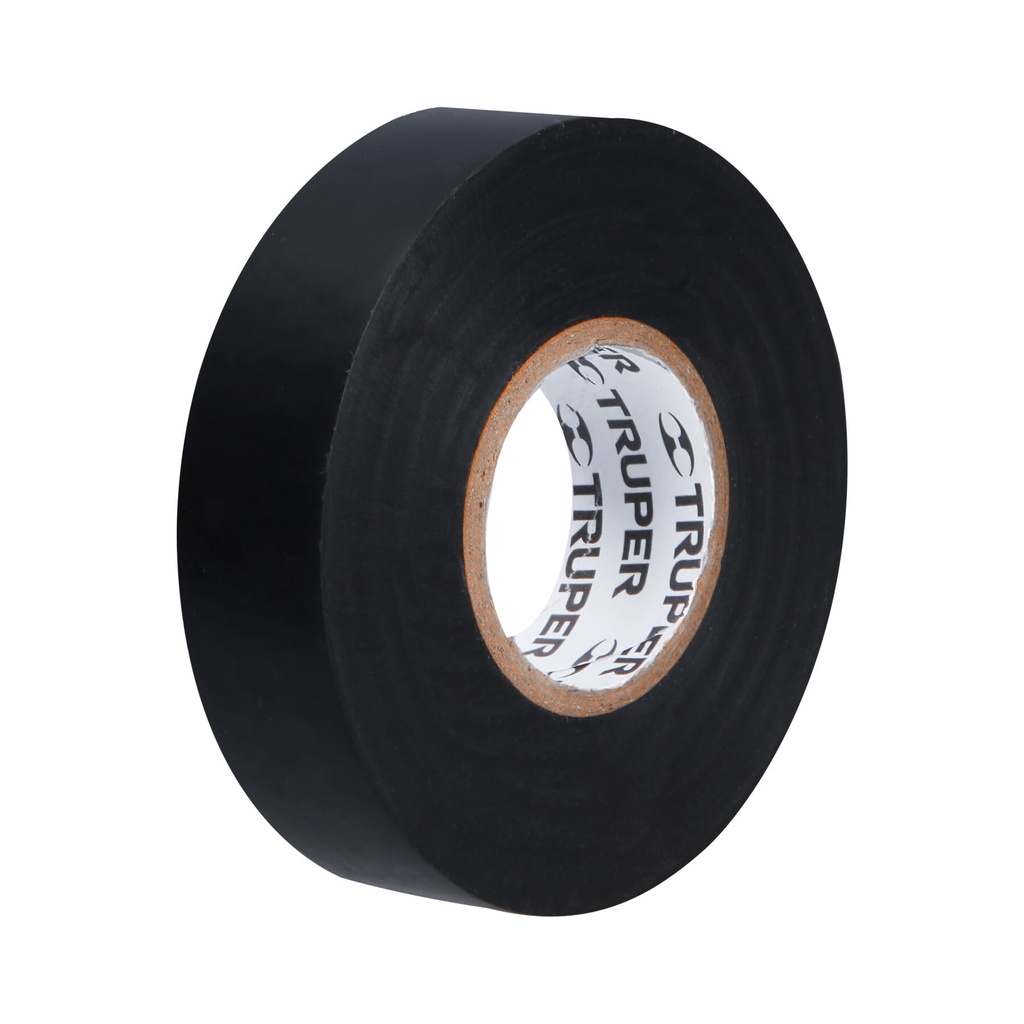 Cinta de aislar de 18 m x 19 mm, negra, TRUPER