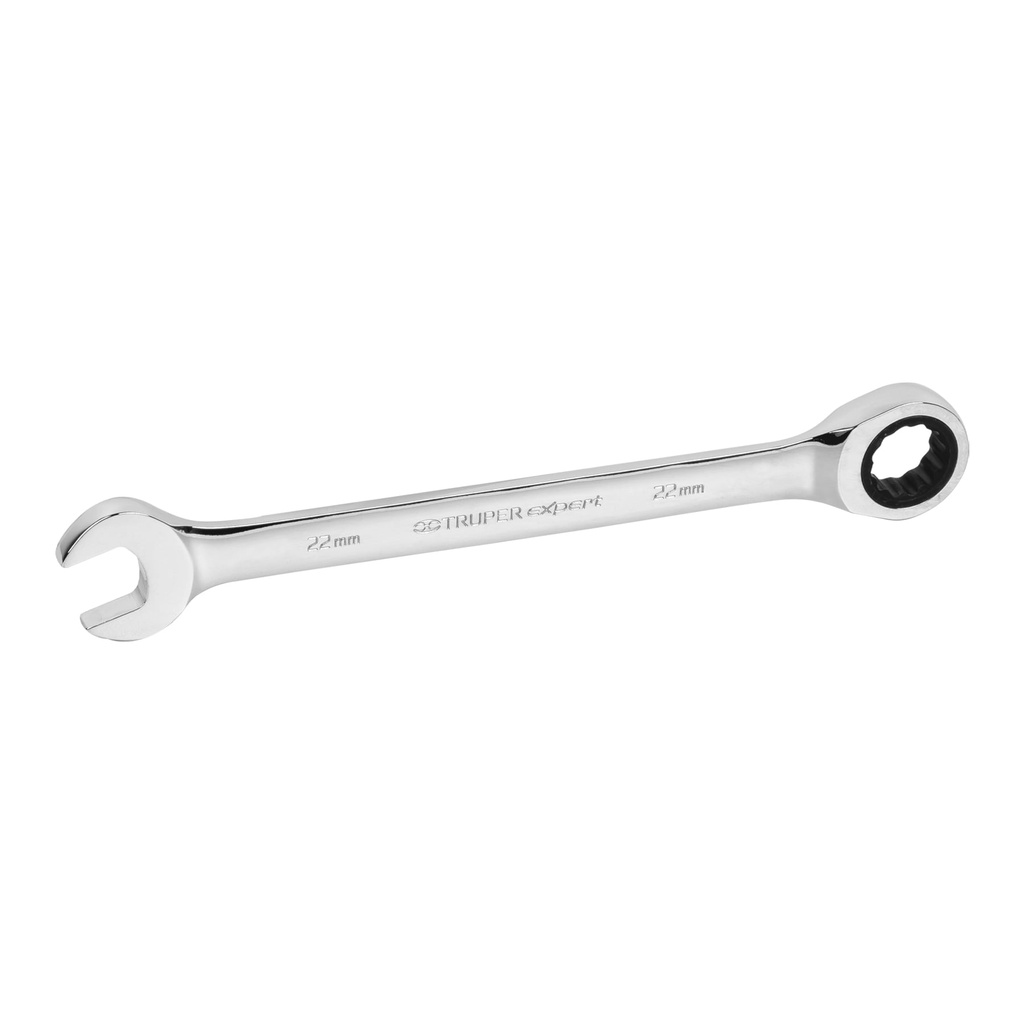 Llave combinada con matraca 22 mm x 279 mm largo, EXPERT