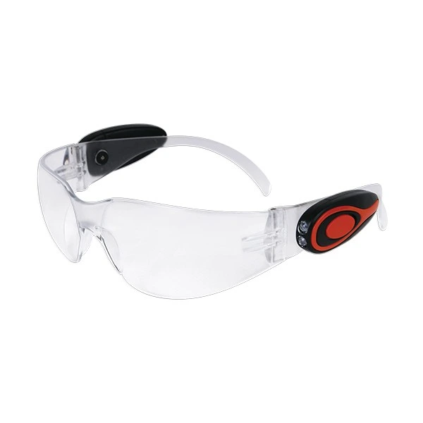 [AL014CL-F] Lente de Seguridad Policarbonato con Linternas LED