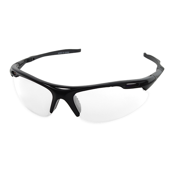 Lente De Seguridad Titan, Armazón Negro, Mica Clara