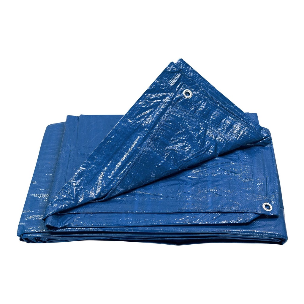 Lona de polietileno 6 x 6 m, azul, 90 g/m2, ULTRA