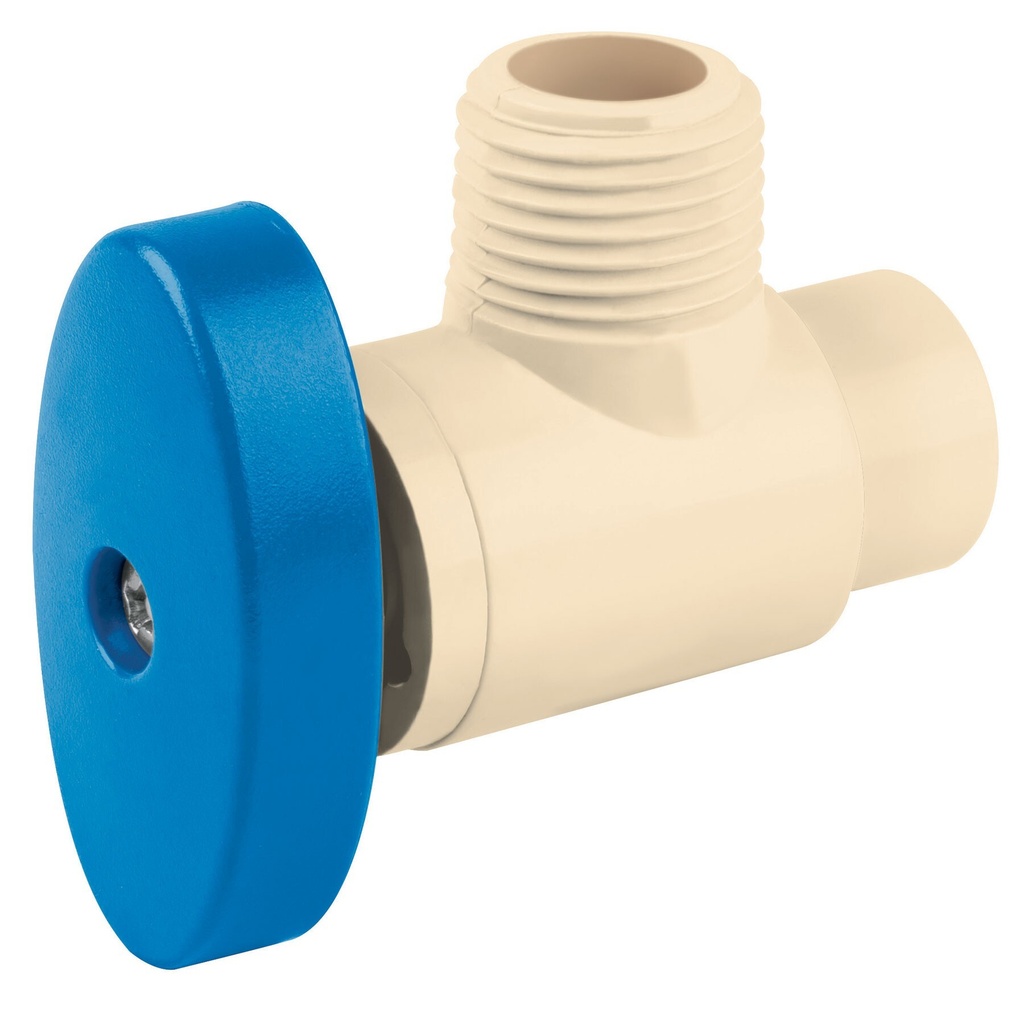 Llave angular de CPVC de 1/2' x 1/2', FOSET