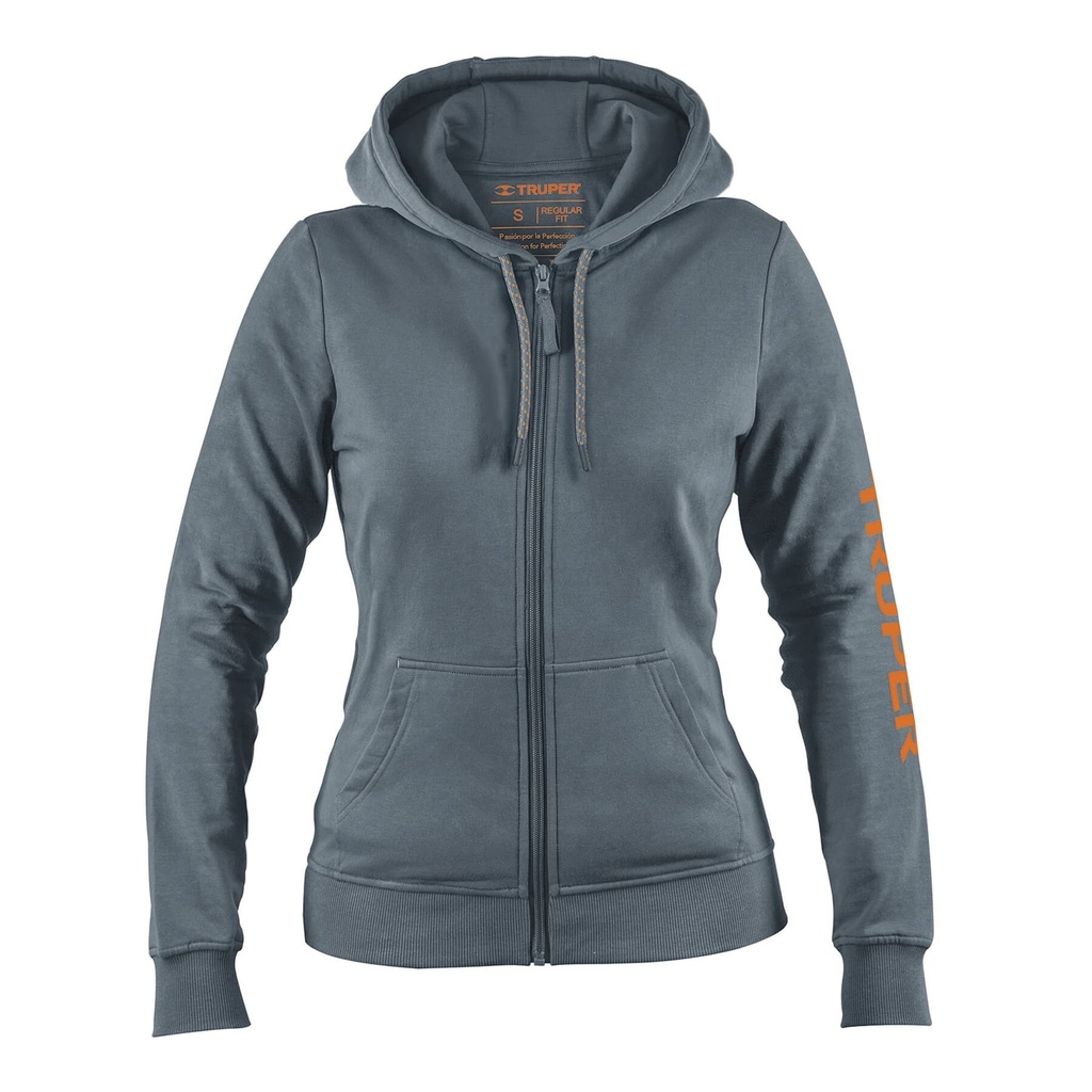 Sudadera gris para dama, talla M, TRUPER