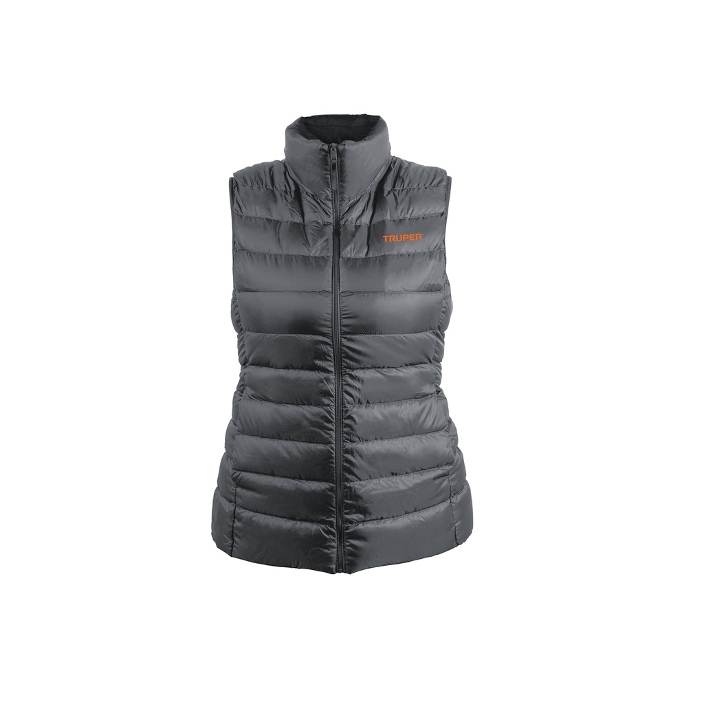 Chaleco de plumas ligero para mujer, gris, M, TRUPER