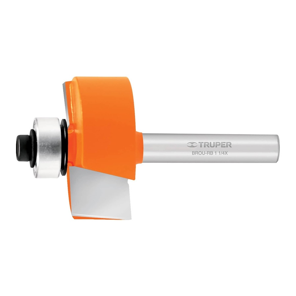 Broca para router, rebajado, 1-1/4' con balero, TRUPER
