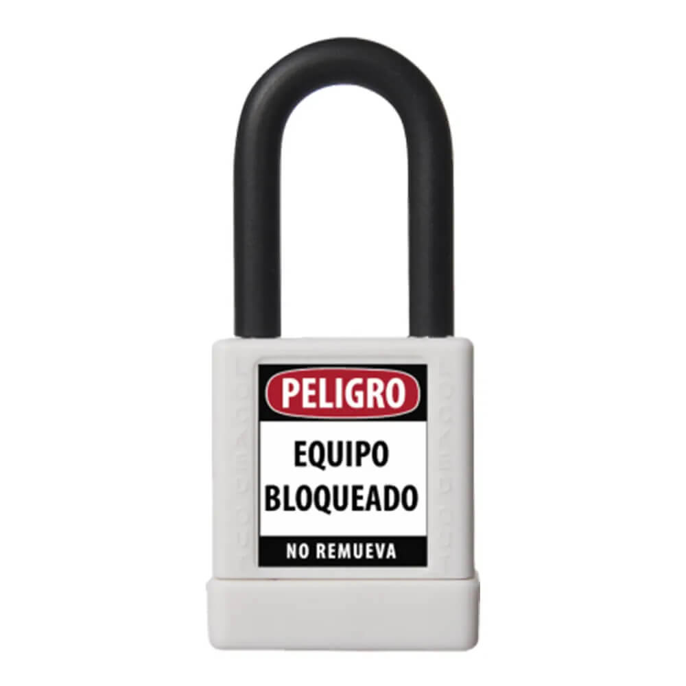 74/40 kd blanco candado bloqueo abus dielectrico d6.5mm 1 key