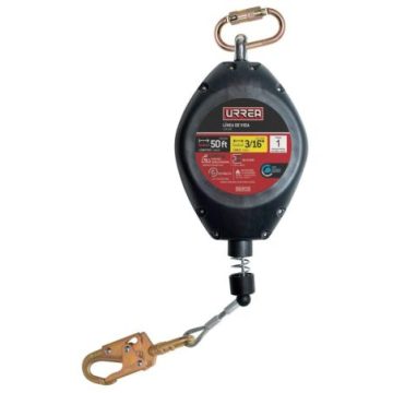 Línea de vida auto retráctil de cable 50 ft