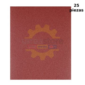 Lija roja para esmeril, grano 120