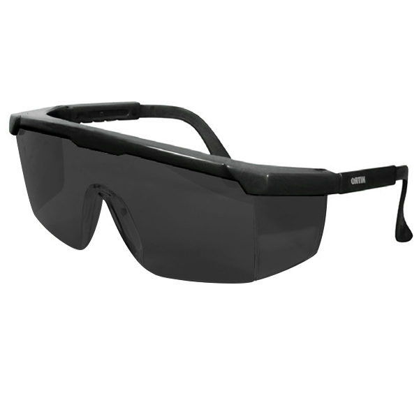 Lente Nitro Gris Steelpro: Policarbonato Oftálmico Con Protección Lateral
