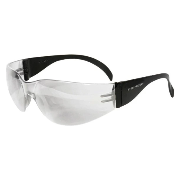 [AL-SP-0208] Lente Spy Claro Steelpro De Policarbonato