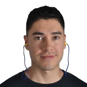 Tapón Auditivo Reusable de TPE con Cordón Trenzado