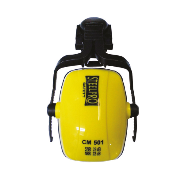 Orejera Steelpro Adaptable A Casco Con Atenuación De 23Db