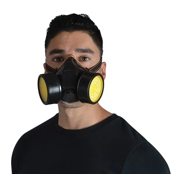 [HY-4200] Respirador de Media Cara con Cartuchos para Vapores Orgánicos