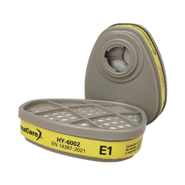 [HY-6002] Cartucho De Respirador Para Gases Ácidos, Pack De 2