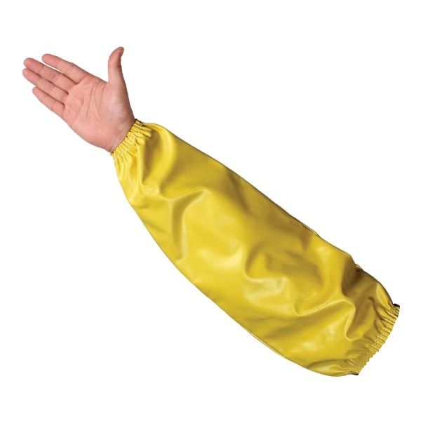 [I-1860] Manga Amarilla De Pvc Resistente A Ácidos