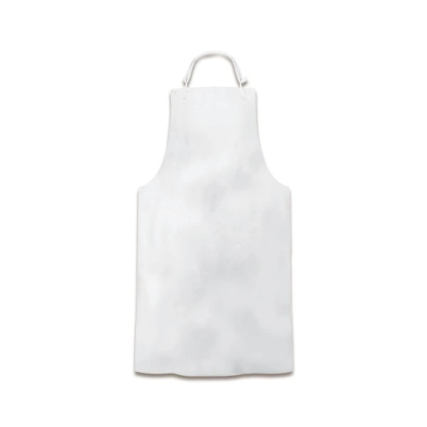 [I-96012] Mandil Alimenticio De Pvc Blanco 0.32Mm