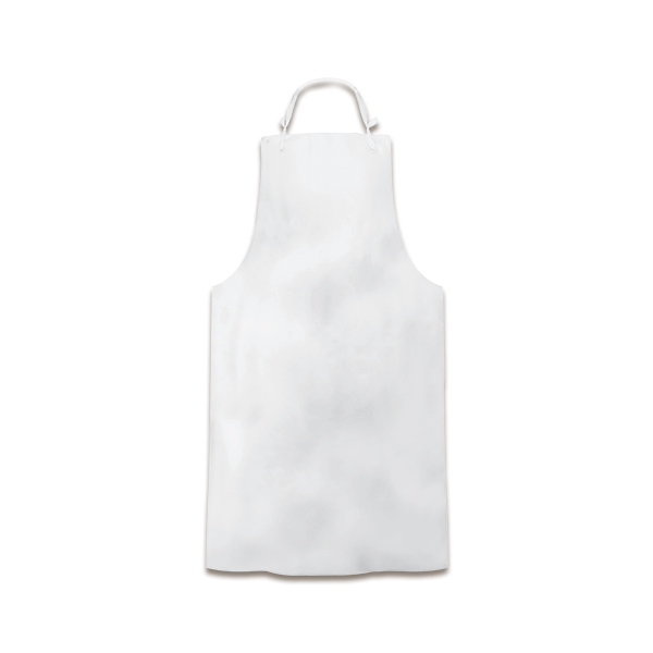 Mandil Alimenticio de PVC Blanco 0.32mm