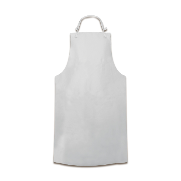 [I-96101] Mandil de pvc blanco 0.20mm