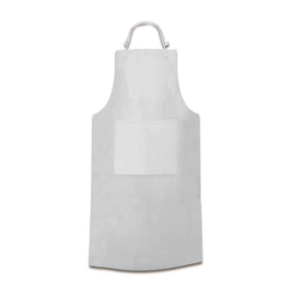 [I-96103] Mandil de p.v.c blanco con ref