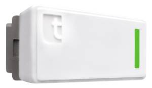 [1457] Apagador sencillo blanco Toscana Montana