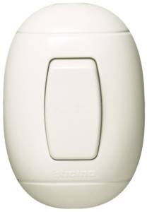 Apagador Sencillo Marfil Sobreponer Ovalado Bticino