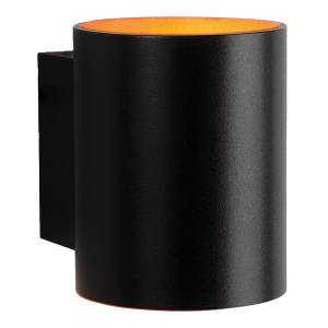 Arbotante decorativo para pared redondo negro 5278 Adir
