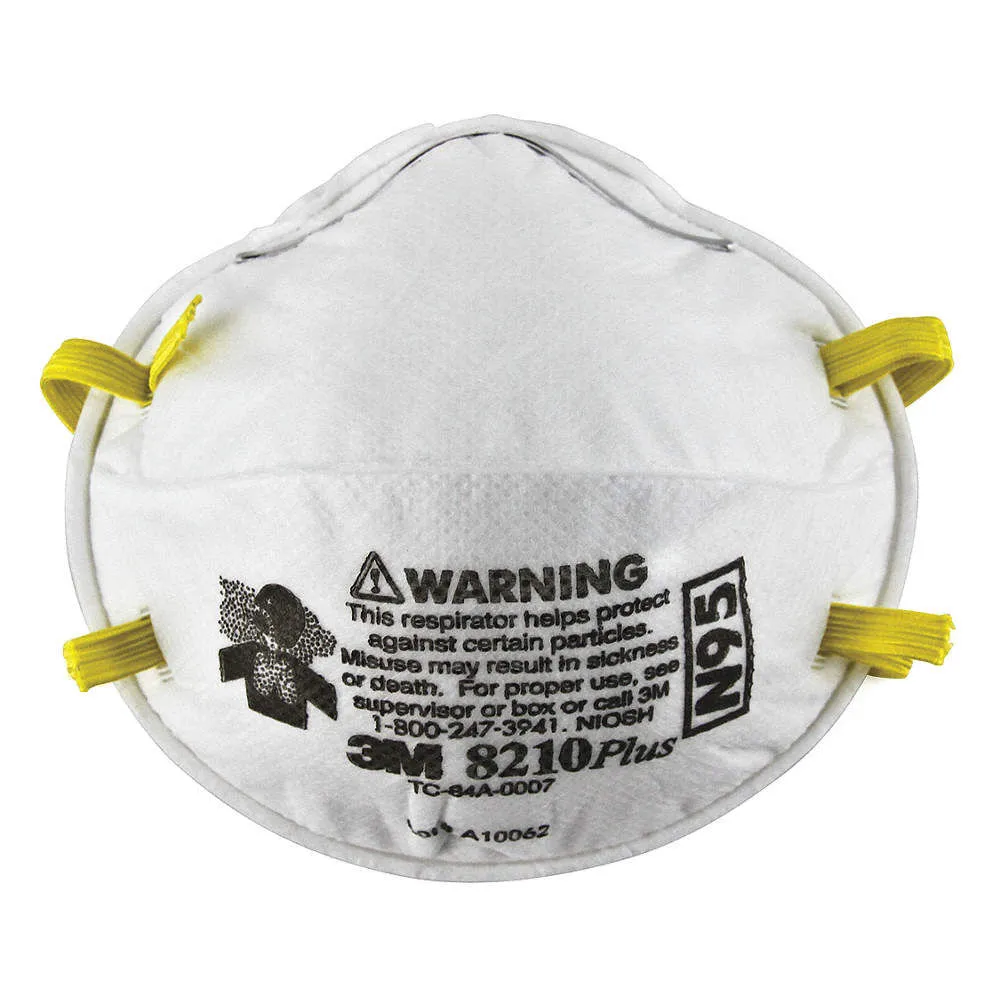 [MM-8210-PLUS] Respirador Desechable Elástico 20 Piezas