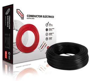 Cable thw calibre 08 awg negro con 100mts Iusa