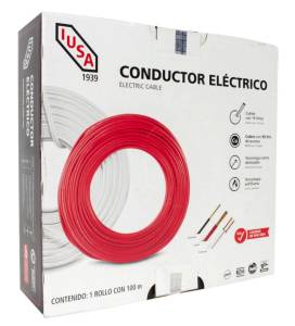 [301140_1] Cable thw calibre 12 awg azul con 100mts Iusa