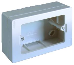Caja de contactos para canaleta 3 x 5 blanca W11723 interlink Bticino
