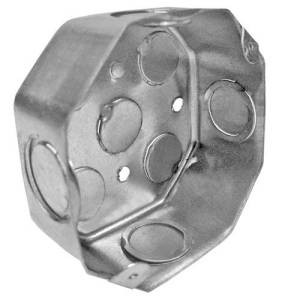 [2784ZN] Caja registro redonda 1/2" (3 x 3) cal 24 Troquelados Preciado