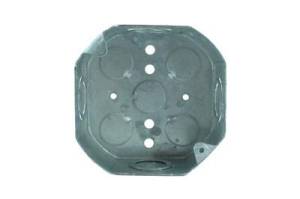 [CJARE 3.4] Caja Registro Redonda 3/4" (4 X 4) Cal 22 Troquelados Preciado