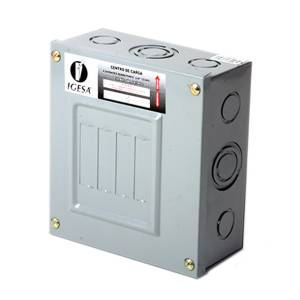 Centro De Carga Sobreponer 4 Circuitos Igesa