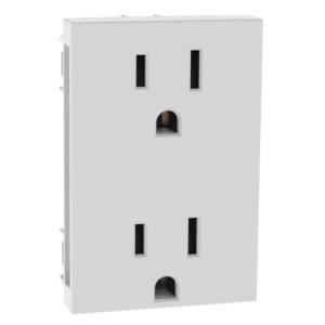 [JW4188QS] Contacto duplex 2p+t blanco Q GO Bticino