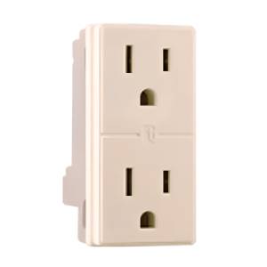 Contacto duplex 2p+t marfil Toscana Montana