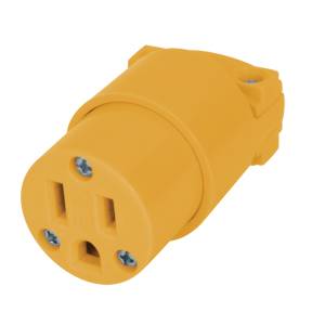 Contacto industrial plastico aterrizado Aksi