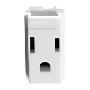Contacto sencillo 2p+t blanco Montana