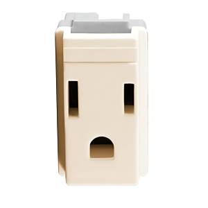 Contacto sencillo 2p+t marfil Montana