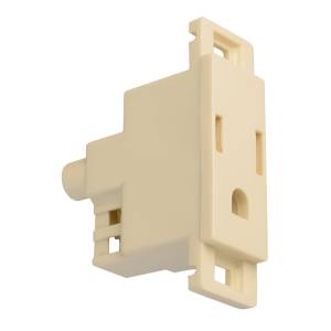 [191842ZN] Contacto Sencillo 2P+T Marfil Tradizione