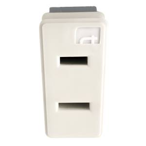 [196582ZN] Contacto sencillo marfil Toscana Montana