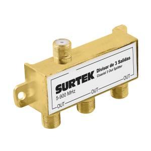 [230801ZN] Divisor 3 Salidas Coaxial 1 Entrada 153207 Surtek