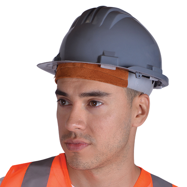 Casco industrial gris