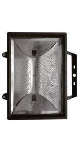 Gabinete De Aluminio Negro C/Lampara Fl R7S 40W Montana