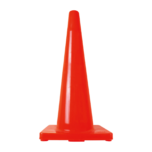 [SE-CO71] Cono ref base naranja 71 cm